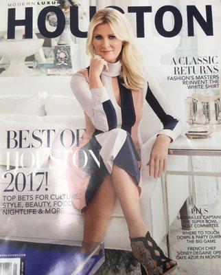 We were in Modern Luxury's Best of Houston!