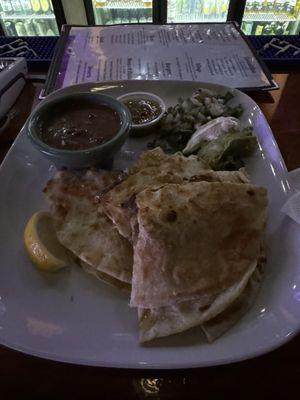 Quesadillas was awesome and so was the salsa!!