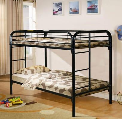 Safety Rated Metal Bunk beds from $189.95.