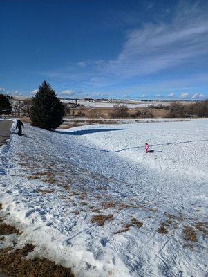 ...came back for another day of sledding