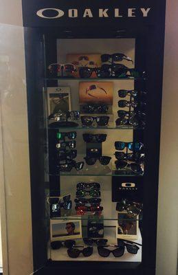 We carry a large selection of Oakley sunglasses and Ophthalmics!