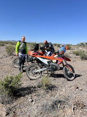 Great experience riding with Daryl ! He had brand new KTM 250's  which were awesome . Highly recommend