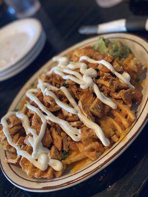 Pollo asada fries