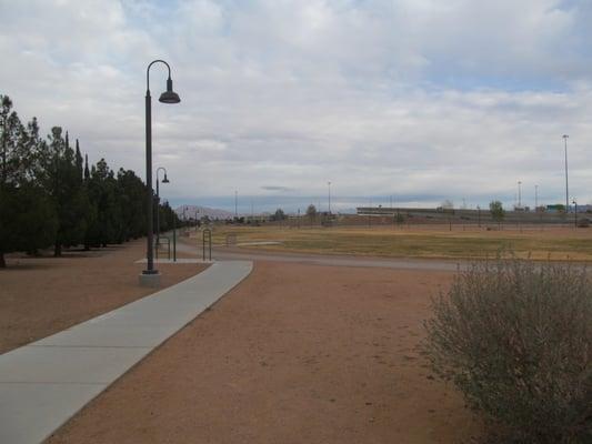 The easternmost segment pf Bonanza Trail overlaps Bill Briare Family Park.