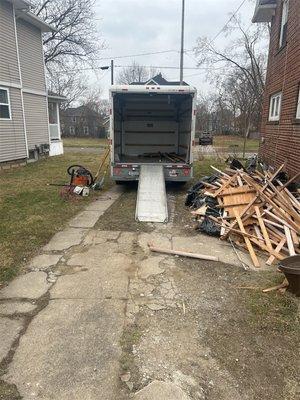 This is how they leave yards. I was sent to clean this because a customer's neighbors complained.