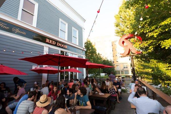 Our patio is a great place to enjoy the sunshine with friends, family or coworkers.