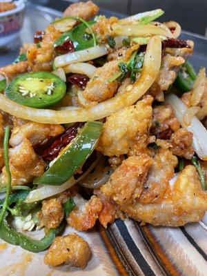 Spicy crispy chicken