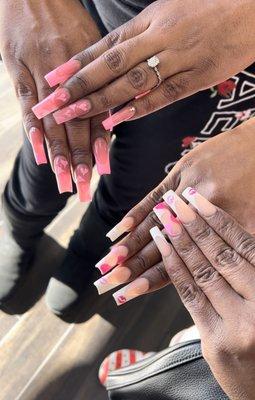 Valentines nails @sactownnails @sactownnailspa, sactown nails, nail salon, sactown, pedicures