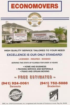 Economovers, Inc....Ready to help you move!