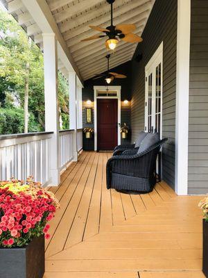 Exterior Paint Selections and Floral Sections and Seating