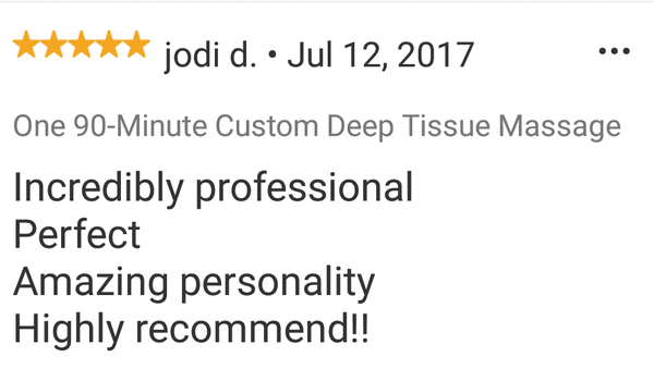 Client testimonial