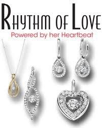 A beautiful diamond collection where the center stone moves with her hearts every beat!