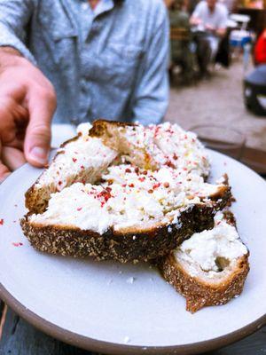 Ricotta and Honey Toast