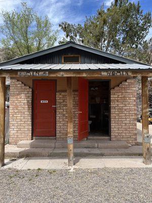 Outdoor bathrooms