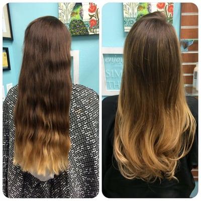 Balyage on my client Samantha!