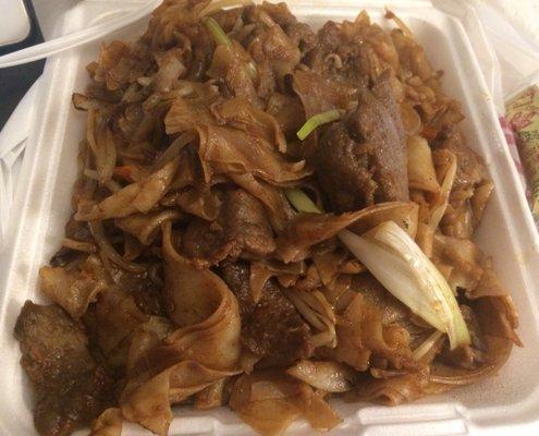 Beef chow fun