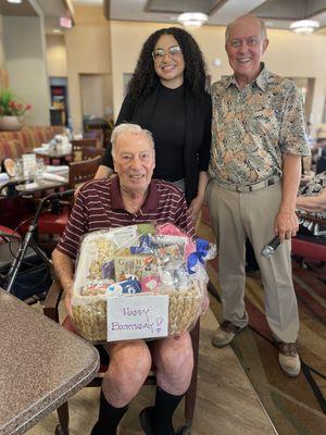 Our Birthday Basket winner at McDowell Village!