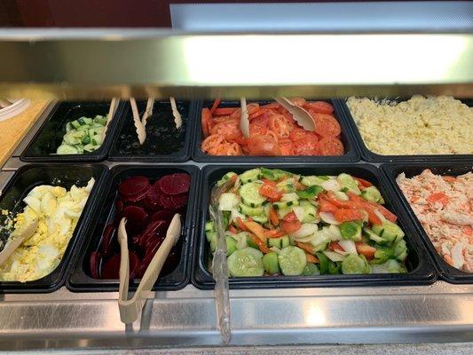 More fresh salad  bar