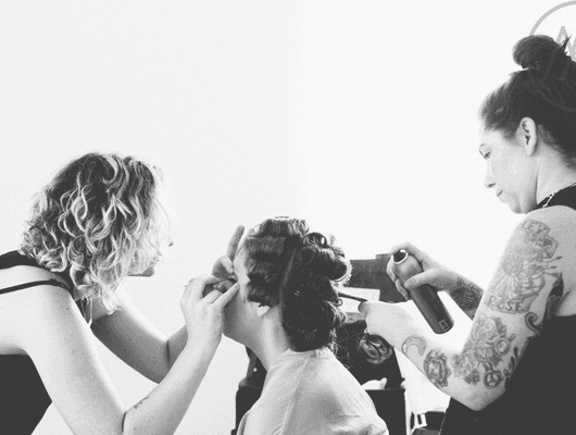 Glam Squad in action