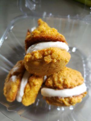 Amazing pumpkin whoopie pie.