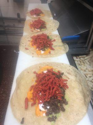 NEW  hotcheetos burrito