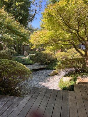 Loved the serenity of the Japanese garden.