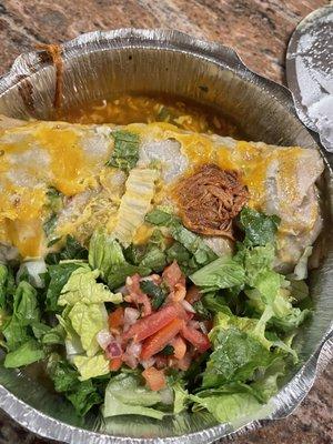 Pork burrito (smothered)