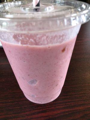 Banana strawberry smoothie