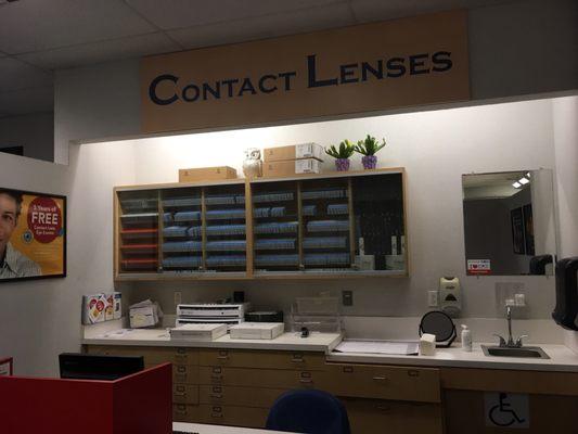 Contact lens area