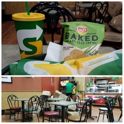 It's that time again at Subways for Monday  dining with boxes day! :)