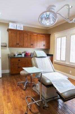 Surgery suite at Mohs Surgery Center