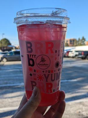 Large sparkling cherry limeade