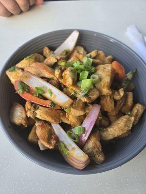 Loaded Yuca with Chicken