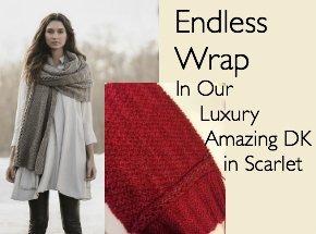 Endless Wrap in Amazing Threads Exclusive Luxury DK