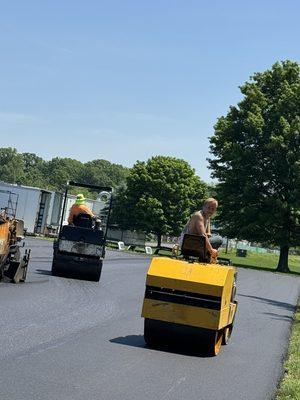 Hensel Paving on the job!