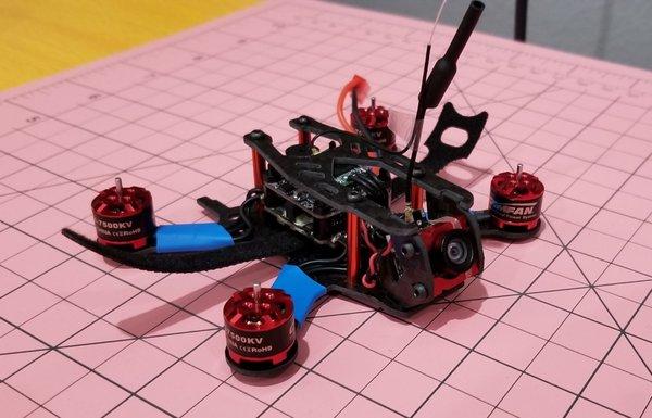 100mm FPV race drone. The final product.