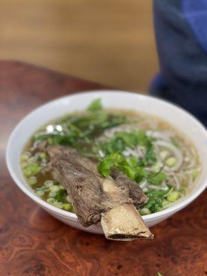 Pho beef with rib