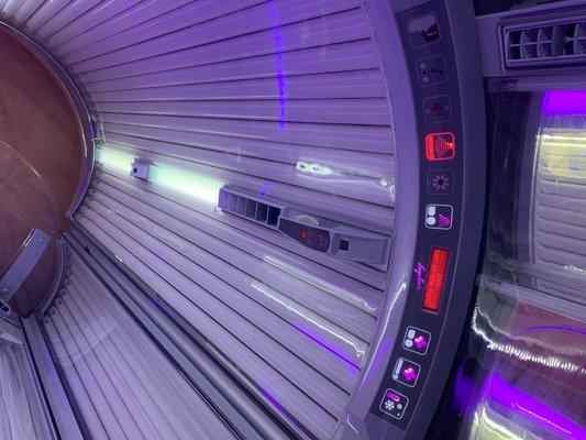 Many different settings for your convenience during your sunless tan