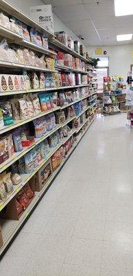 So many aisles of gluten free stuff! Even all the freezer cases, full of GF things!