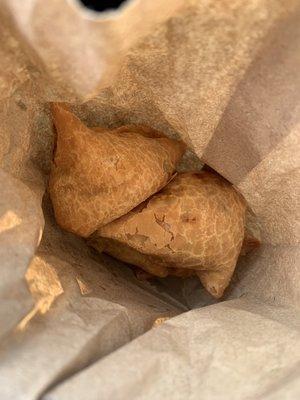 Fresh Vegetarian Samosa $1 each