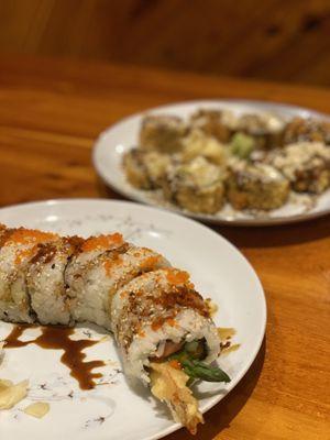 Ebisu Roll and Hawaiian Roll