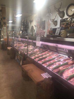 Full service meat counter