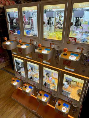 Claw games in the store