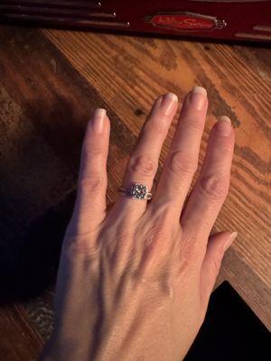 Replaced my wedding band and engagement rings