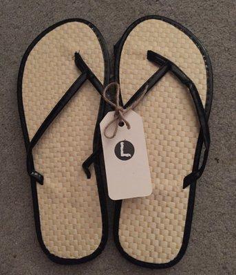 Wedding flip flops (for dance floor) from Dollar Tree