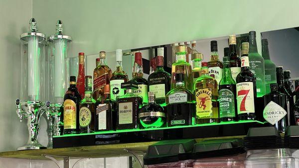 Fully stocked bar