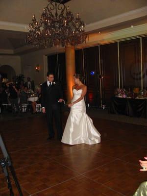 Watching a couple I taught do their Rumba wedding dance