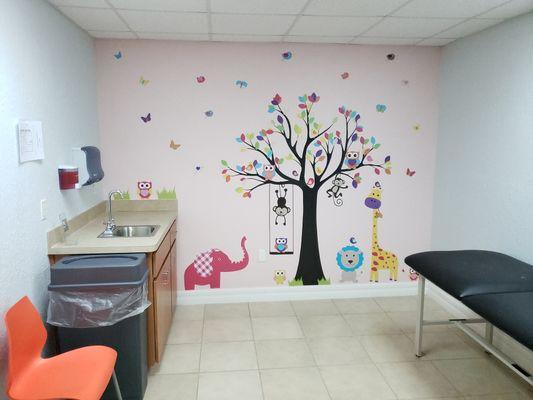 Another exam room for those with sick children.