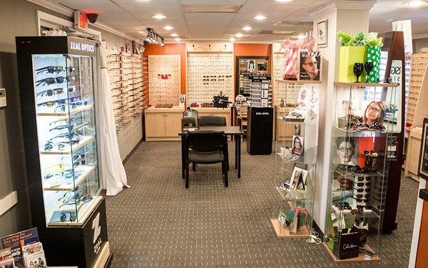 We carry hundreds of frame options and our expertly trained staff are here to help you select the right frame for you.