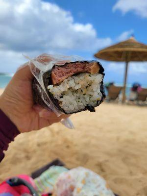 $2 on sale spam musubi, October 2021